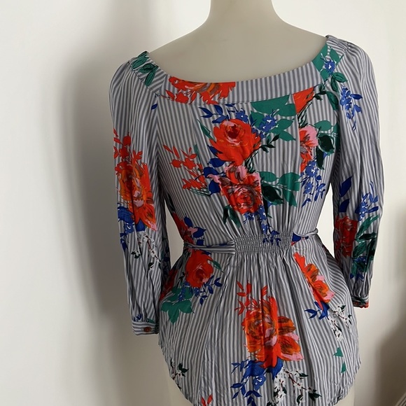 MAUVE by Anthropologie Lilorne Floral Buttondown size xs - Picture 11 of 13